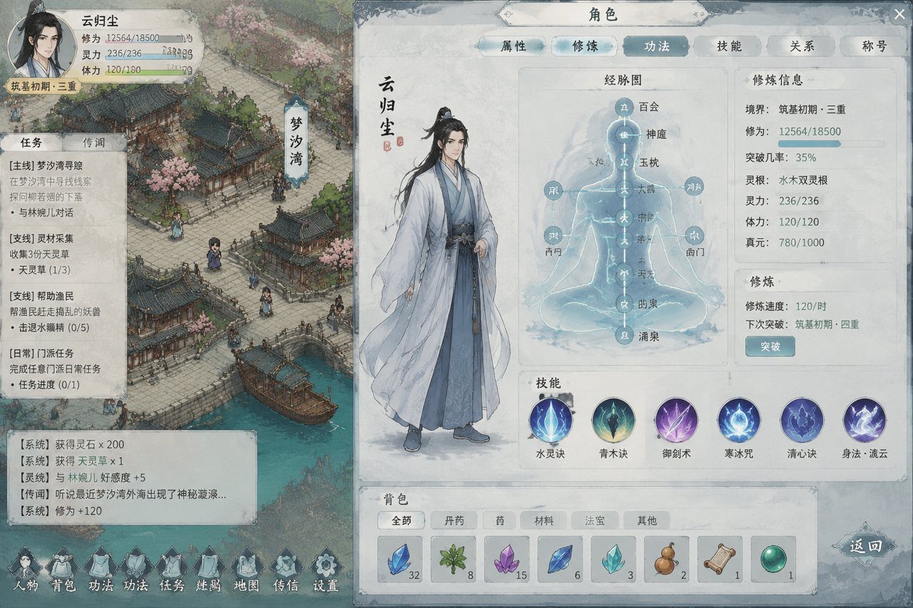 谪仙索欢录 故事片段 页面配图 2